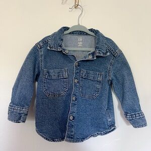 Baby Gap denim shirt jacket